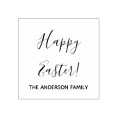 Gelukkig Pasen met Naam Rubberstempel (Afrduk)