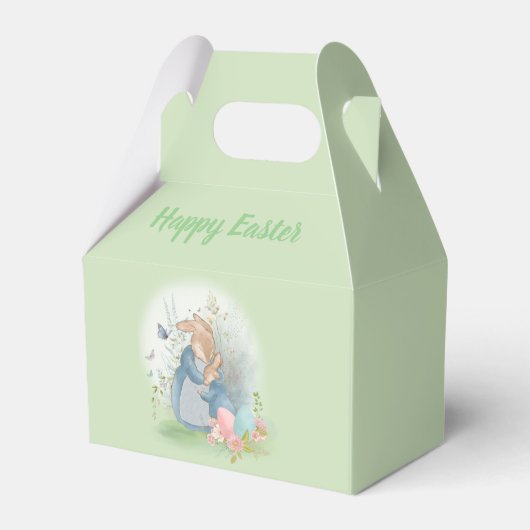 Gelukkig Pasen met Peter Rabbit Bedankdoosjes (Voorkant Zijde)