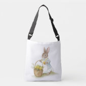 Gelukkig Pasen met Peter Rabbit Crossbody Tas (Voorkant)