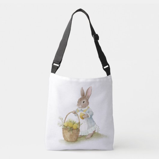 Gelukkig Pasen met Peter Rabbit Crossbody Tas (Voorkant)
