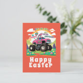 Gelukkig Pasen Monster Truck Avontuur Briefkaart (Staand voorkant)