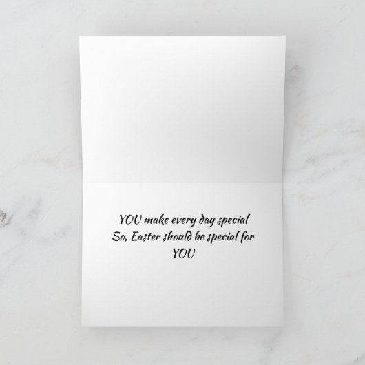 GELUKKIG PASEN NAAR EEN SPECIALE ***TWIN** KAART (Binnen)