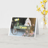 GELUKKIG PASEN NAAR EEN SPECIALE ***TWIN** KAART (Gele Bloem)