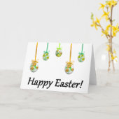 Gelukkig Pasen! (Oekraïense inspiratie) Kaart (Gele Bloem)