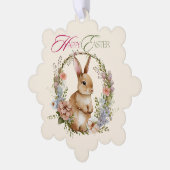Gelukkig Pasen Ornament Kaart (Links)