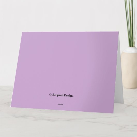 Gelukkig Pasen paarse krokus boho bloemig  Kaart (Achterkant)