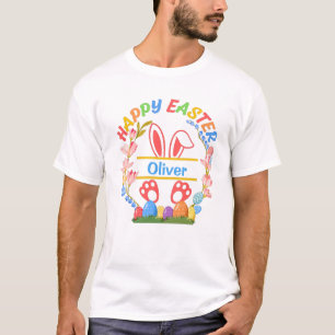 Gelukkig Pasen Persoonlijke T-Shirt