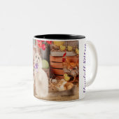 Gelukkig Pasen Ragdoll Kitten Tweekleurige Koffiemok (Voorkant rechts)