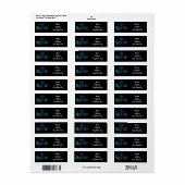 **GELUKKIG PASEN** RETOURADRES ETIKET (Full Sheet)