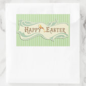 Gelukkig Pasen  Sage Groene Stickers (Tas)