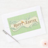 Gelukkig Pasen  Sage Groene Stickers (Envelop)