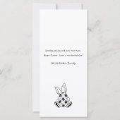 Gelukkig Pasen Schattige Lente Chick Vakantie Flat (Achterkant)