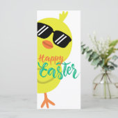 Gelukkig Pasen Schattige Lente Chick Vakantie Flat (Staand voorkant)