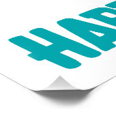 Gelukkig Pasen - Schattige Perfect Poster (Hoek)