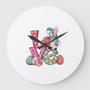 Gelukkig Pasen Shirt Gnome Pasen Dag Liefde Mannen Grote Klok