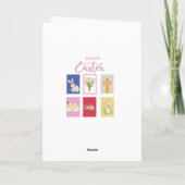 Gelukkig Pasen Stempel  Feestdagen Kaart (Achterkant)