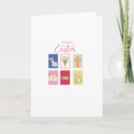 Gelukkig Pasen Stempel  Feestdagen Kaart