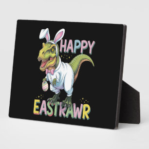 Gelukkig Pasen T Rex Paas Dinosaur Bunny Ei Fotoplaat