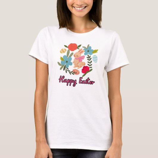 gelukkig pasen t-shirt (Voorkant)