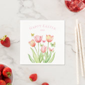 Gelukkig Pasen Tulp Servet (Insitu)