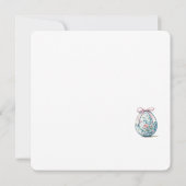 Gelukkig Pasen Uitnodiging (Achterkant)