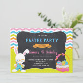 Gelukkig Pasen Uitnodiging (Staand voorkant)