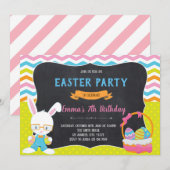 Gelukkig Pasen Uitnodiging (Voorkant / Achterkant)