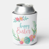 Gelukkig Pasen verpakt in eieren Blikjeskoeler (Blikje Voorkant)