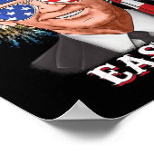 Gelukkig Pasen verwarde Joe Biden 4th of July plez Poster (Hoek)