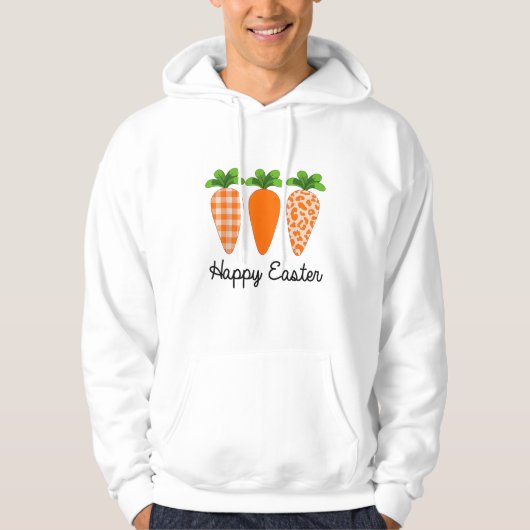 Gelukkig Pasen Wortel Cute Pasen T-Shirt (Voorkant)