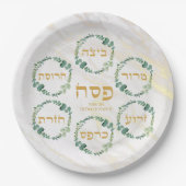 gelukkig passover gepersonaliseerd bord (Voorkant)