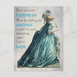 Gelukkig-Patience-Hope Briefkaart