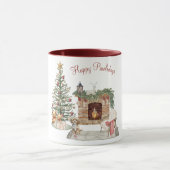 Gelukkig Pawlidays Hond Design- Cavapoo Mok (Midden)