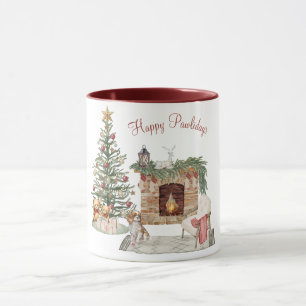 Gelukkig Pawlidays Hond Design- King Charles Spani Mok