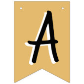 Gelukkig pensioen faux goud gefeliciteerd feest vlaggetjes (Tweede vlag)