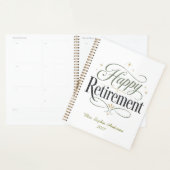 Gelukkig Pensioen Gepersonaliseerde Naam Planner (Display)