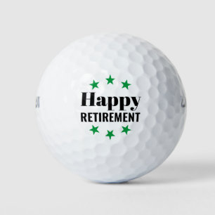 Gelukkig Pensioen Groene Ster Golfballen