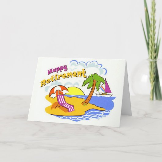 gelukkig pensioen kaart (Voorkant)