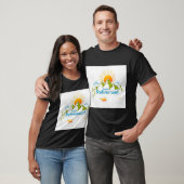 Gelukkig pensioen t-shirt (Unisex)