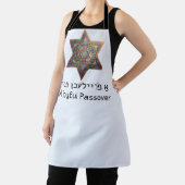 Gelukkig Pesach Davidster Schort (Insitu)