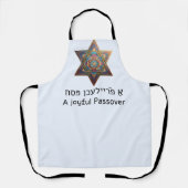 Gelukkig Pesach Davidster Schort (Voorkant)