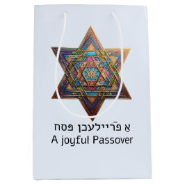 Gelukkig Pesach Ster van David Medium Cadeauzakje