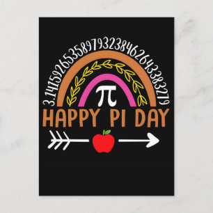 Gelukkig Pi-dag Shirt Ontwerp Print Template Feestdagenkaart