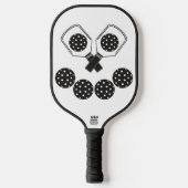 Gelukkig Pickleball Paddle (Voorkant)