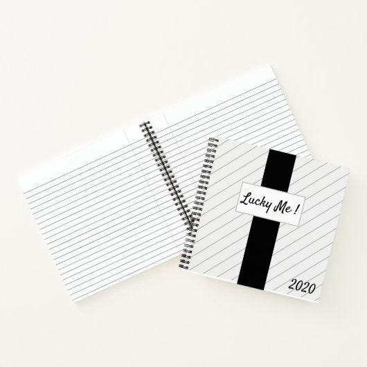 Gelukkig. Pin-Striped Blessings Book Notitieboek (Binnen)