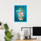Gelukkig Piratenhond Poster  (Thuiskantoor)