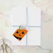 Gelukkig Pompoen Halloween Cadeaubijsluiter Cadeaulabel (Met Touw)
