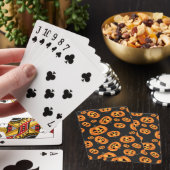 Gelukkig pompoengezicht | Halloween Pokerkaarten (Insitu)