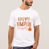 Gelukkig Pompoenseizoen - Herfst T-shirt (Voorkant)