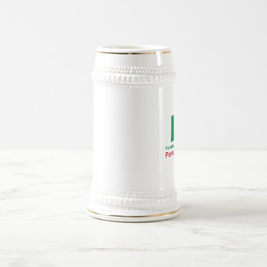 Gelukkig Portugees Avo (grootvader) Bierpul (Center)